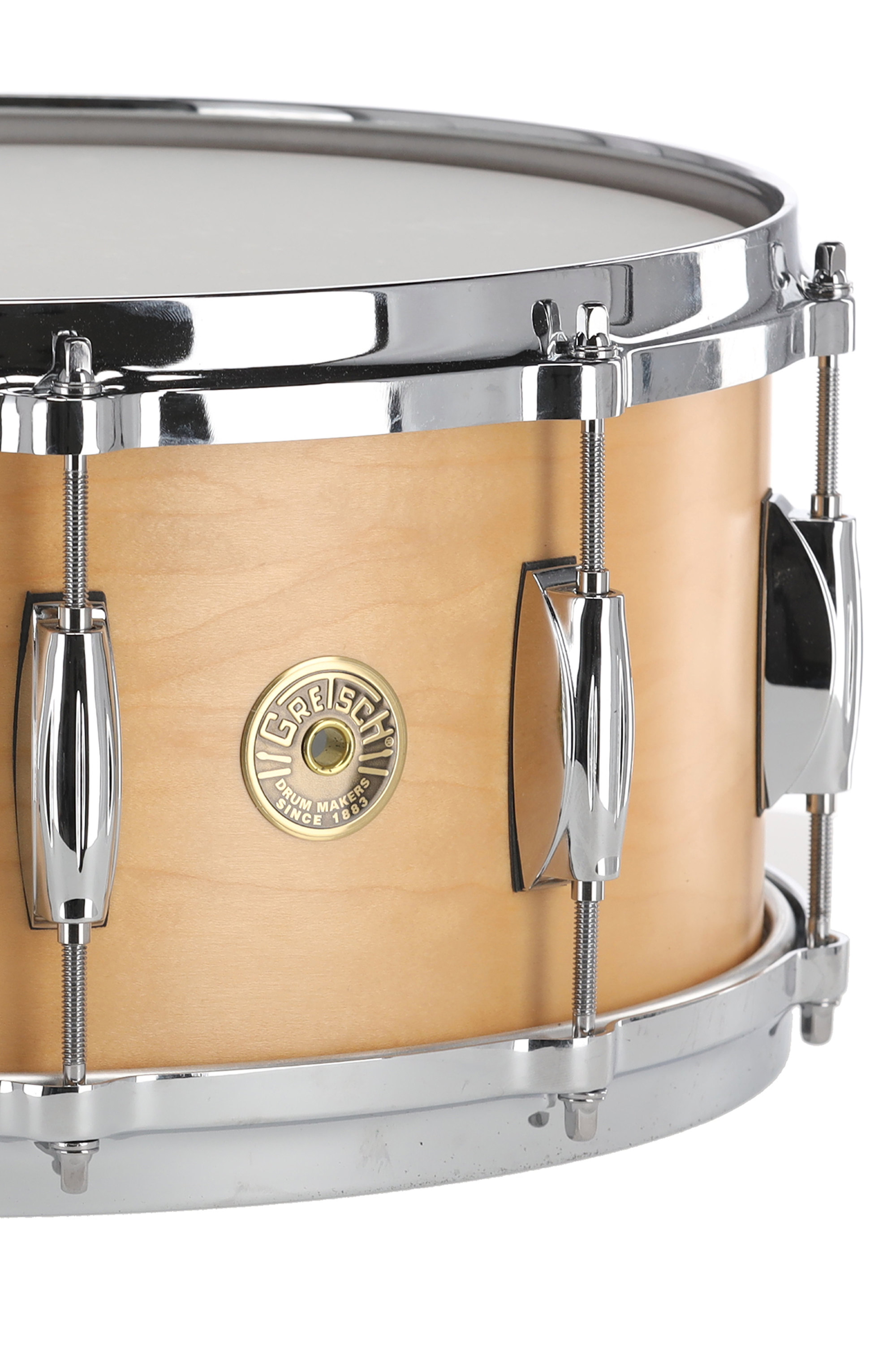 14"x6,5" Snare Drum USA Custom Satin Natural